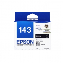 愛普生（EPSON） T143墨盒T1431/2/3/4 適用900 960FWD 7018 打印機(jī) T1431黑色墨盒 計(jì)價單位：個